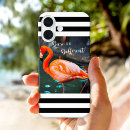 Search for black and white bird iphone cases Flamingo