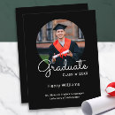 Search for formal graduation announcement cards Black