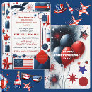 Search for american bald invitations Stars and stripes