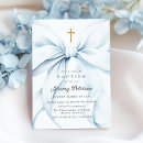 Search for blue and gold christening invitations Baby boy baptism