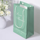Search for mint green gift bags White