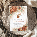 Search for orange sweet 16 invitations Tropical