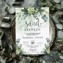 Search for rustic sweet 16 invitations Modern calligraphy typography lettering