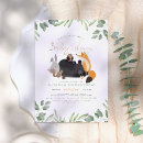 Search for bears 4x6 invitations Rustic