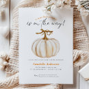 Search for watercolor pumpkin baby shower invitations Sweet little pumpkin