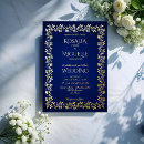 Search for gold foil border invitations Boho