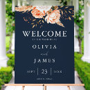 Search for navy welcome wedding signs Floral