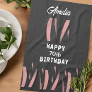 Search for happy birthday tea towels Modern