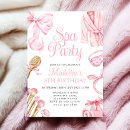 Search for spa party invitations For kids