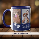 Search for blue dog paw mugs Best dog dad ever