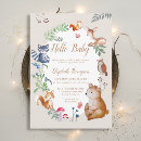 Search for critters invitations Woodland animals