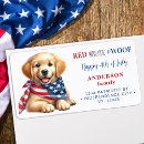 Search for 4th of july return address labels Dog
