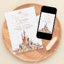 Search for our little princess birthday invitations Elegant