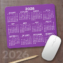 Search for plain purple mouse mats Modern