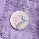 Search for unicorn birthday badges Rainbow