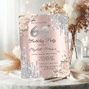 Search for rose 60th birthday invitations Flowers