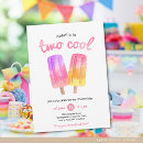 Search for two cool birthday invitations Popsicle