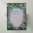 Search for misty light invitations Enchanted forest