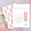 Search for pink champagne invitations Bow