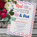 Search for red white and due invitations Usa