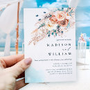 Search for turquoise flowers wedding invitations Elegant