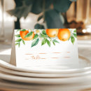 Search for orange place cards Bridal shower