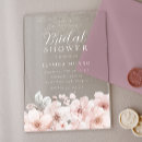 Search for soft bridal shower invitations Dusty pink