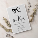 Search for tying the knot engagement party invitations Coquette