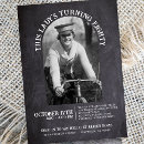 Search for turning two birthday invitations Black and white