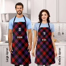 Search for red check gingham aprons Plaid
