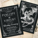 Search for dragon wedding invitations Vintage