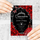 Search for black silver quinceanera invitations 15th birthday