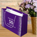 Search for 50th birthday gift bags Purple