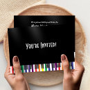 Search for piano keys for invitations Modern