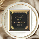 Search for roaring 20s napkins Geometric