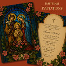 Search for stained glass invitations Christian