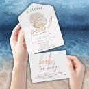 Search for seashell baby shower invitations Elegant