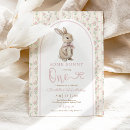 Search for bunny birthday invitations Pink bow