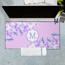 Search for large flowers mouse mats Purple