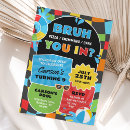 Search for teen swim birthday invitations Modern