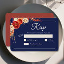 Search for terracotta and navy wedding rsvp cards Fall