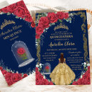 Search for red dress quinceanera invitations Mexican spanish latina