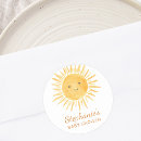Search for cute sunshine stickers Baby shower