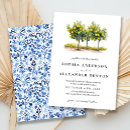 Search for mediterranean style wedding invitations La dolce vita style