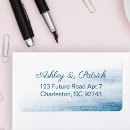 Search for seaside return address labels Blue