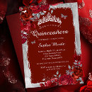Search for quinceanera red silver Butterfly