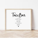 Search for taco bar signs Mexican food