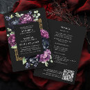 Search for black purple invitations Black and gold