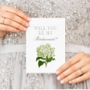 Search for hydrangea bridesmaid cards Be my bridesmaid