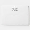 Search for monogrammed wedding envelopes 5x7